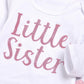 Newborn Baby Girl Clothes Baby Girl Outfits Long Sleeve Letter Print Romper Floral Pants Headband 3PCS Clothing Set 191048