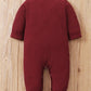 Baby Boys Romper Pocket One Piece Jumpsuit Red 22106304