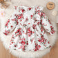 Baby Girls Dress Floral Long Sleeve For Winter One Piece Sun Dress White-GF112208007