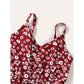JOYSHOP Toddler Baby Girls Clothes Baby Girls One Piece Jumpsuit Girls Sleeveless Suspender Overall Shorts Red YC2003077