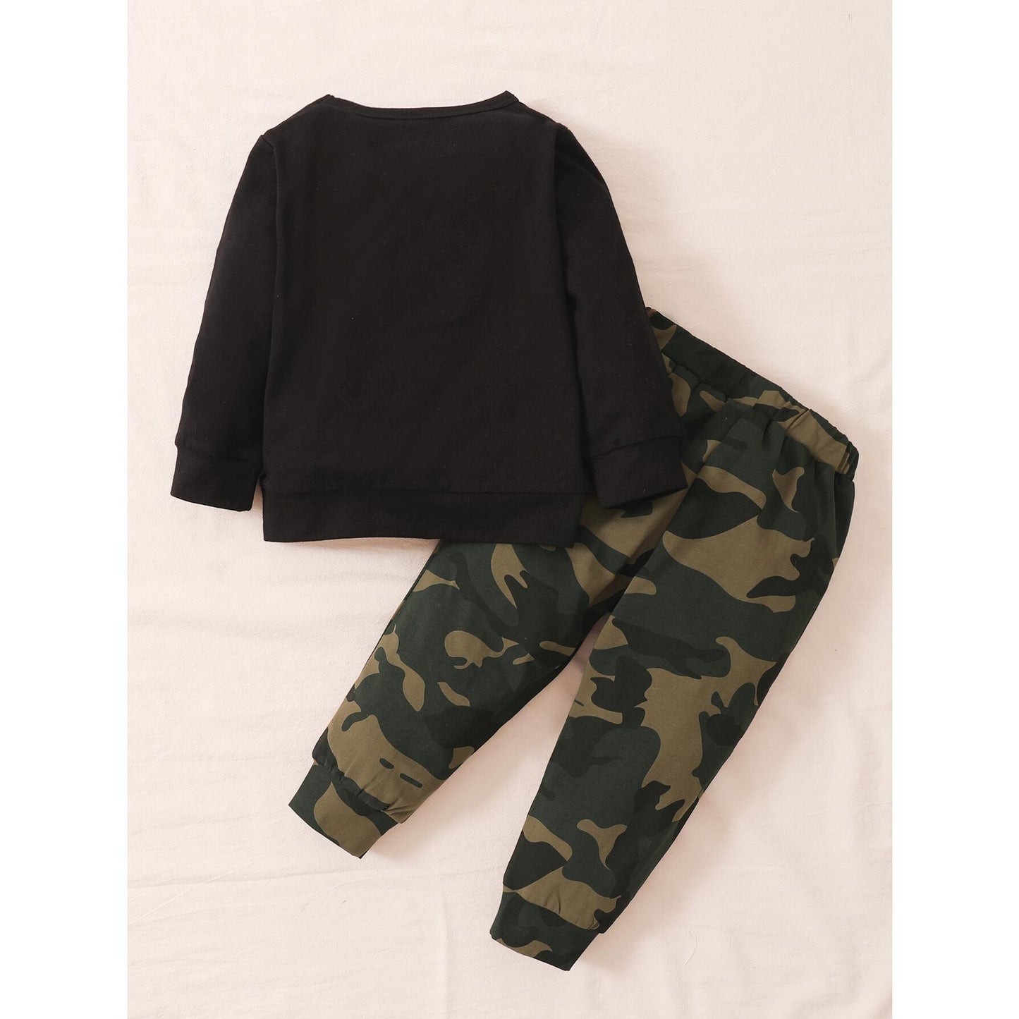 kid fashion Boys Clothes Boys 2PCS Pants Set Black 12107011