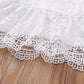 Baby Girl Clothes lace Short Sleeve Top + Blue Jeans 2PCS Baby Girl Spring and Autumn Set 32102763