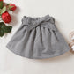 Baby Girls Outfits OOTD Perspective Bubble Sleeve Tops Thousand-bird Lattice 2Pcs Clothes Set Black 222203304