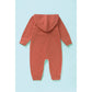 Infant Baby Girl Clothes Toddler Baby Girl Romper Jumpsuit Long Sleeve Hooded Jumpsuit Baby Girl One Piece Overall Pants Orange WL20071281