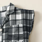 Kids fashion Girls Outfits Girls OOTD Plaid Turn-down Collar Pocket Sleeveless Shirt Shorts 2Pcs Clothes Set For Summer Black 122204304
