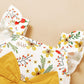 Baby Girls Clothes Sleeveless Floral Print Dress Headband 2Pcs Outfits Yellow SH2005172-1