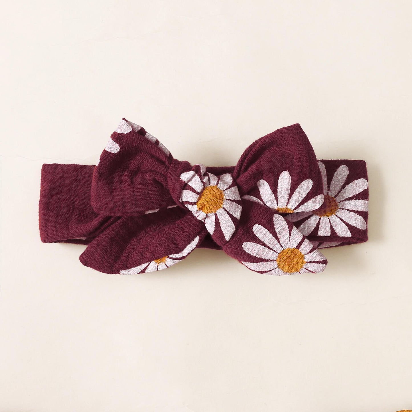 Newborn Baby Girls Clothes Baby Girls Romper Bodysuit Daisy Print Flying Sleeve Romper Baby Girls One Piece Jumpsuit Headband Set Red 32102758