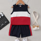 Baby Clothes Baby Boy Multicolor Short Sleeve T-shirts And Black Shorts WL2005951