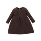 Baby Girls Dress Long Sleeve Pure Color One Piece Winter Dress SH10967