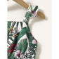 Kids Girl Clothes Little Girls Dress Sleeveless Floral Dress Little Girls Suspender Dress Green-YC2004167
