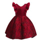 Princess Dress For Girls Bow Sleeveless V Neck Dress Performance One Piece Party Dress 3184