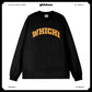 Customized Long Sleeve Round Neckline, simple letters, black, white, pure cotton, matching outfits, whatever design you wantDZ2224