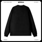Customized Long Sleeve Round Neckline, fuzzy English pattern, black, white, pure cotton, matching outfits, whatever design you wantDZ2230