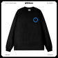 Customized Long Sleeve Round Neckline, three-dimensional circle pattern, black, white, pure cotton, matching outfits, whatever design you wantDZ2227