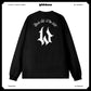 Customized Long Sleeve Round Neckline, gothic alphabet, black, white, pure cotton, matching outfits, whatever design you wantDZ2222