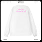 Customized Long Sleeve Round Neckline, three-dimensional heart pattern, black, white, pure cotton, matching outfits, whatever design you wantDZ2226