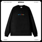 Customized Long Sleeve Round Neckline, cute colorful letters, black, white, pure cotton, matching outfits, whatever design you wantDZ2221