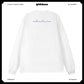 Customized Long Sleeve Round Neckline, Three-dimensional English pattern, black, white, pure cotton, matching outfits, whatever design you wantDZ2228