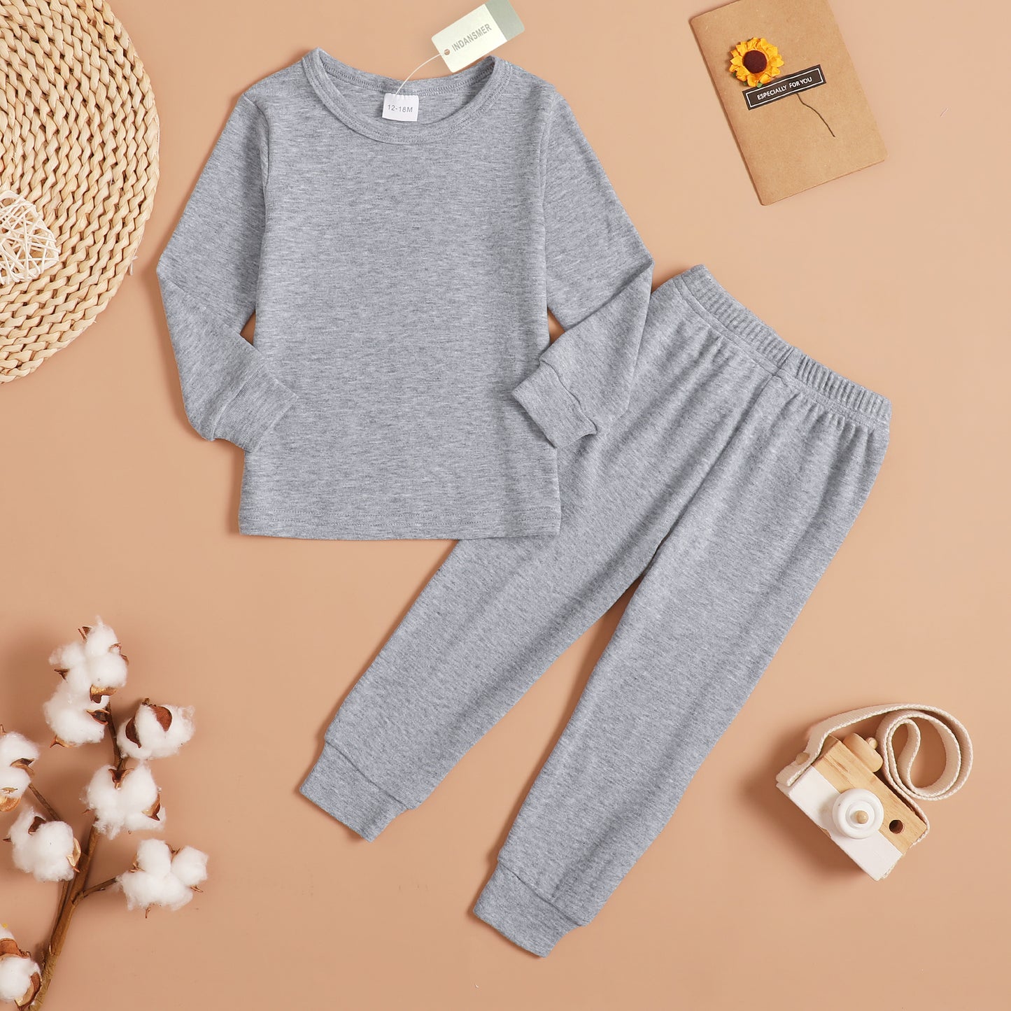 【INDANSMER】Baby Girls Or Baby Girls Various Styles Tracksuit Daliy Outfits