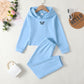 Baby Clothes Baby Outfits Butterfly Print Hoodie Pants 2PCS Black Suit F132205003