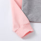 Baby Clothes Baby Outfits Color Block Stitching Hoodie Pants 2PCS Black Suit 132206031
