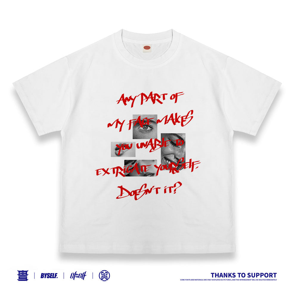 Customized T-shirt Ice Cotton, Matching Outfits, Torn photo pattern, Child and adult sizes, Whatever Design You Want220703