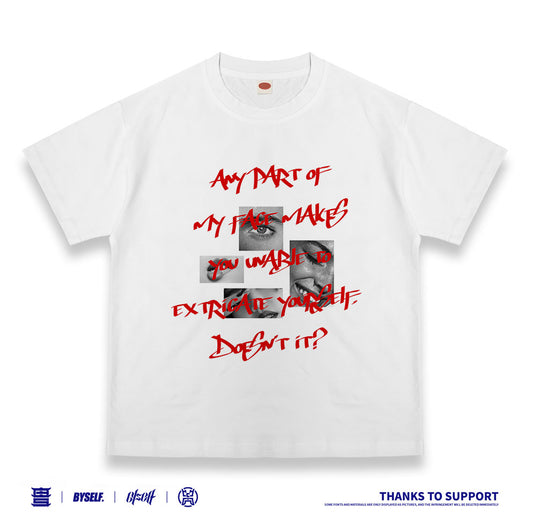 Customized T-shirt Ice Cotton, Matching Outfits, Torn photo pattern, Child and adult sizes, Whatever Design You Want220703