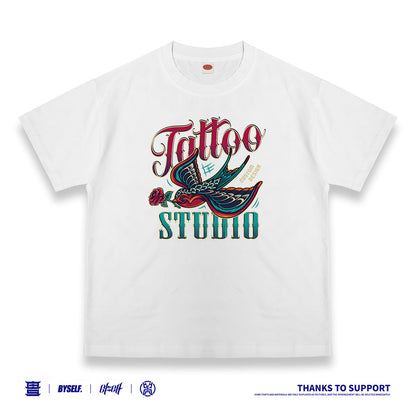 Customized T-shirt Ice Cotton, Matching Outfits, Swallow rose pattern, Child and adult sizes, Whatever Design You Want220716