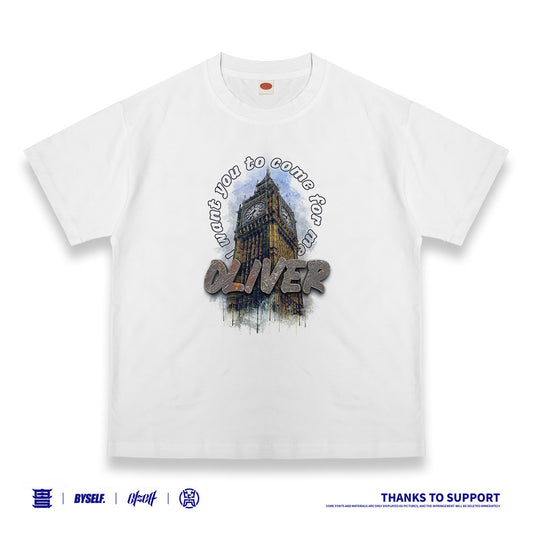 Customized T-shirt Ice Cotton, Matching Outfits, City landmark pattern, Child and adult sizes, Whatever Design You Want220711