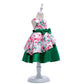 Baby Girls Princess Dress Floral Print Bow Sleeveless Round Neck Dress 1PCS Princess Dress 2586