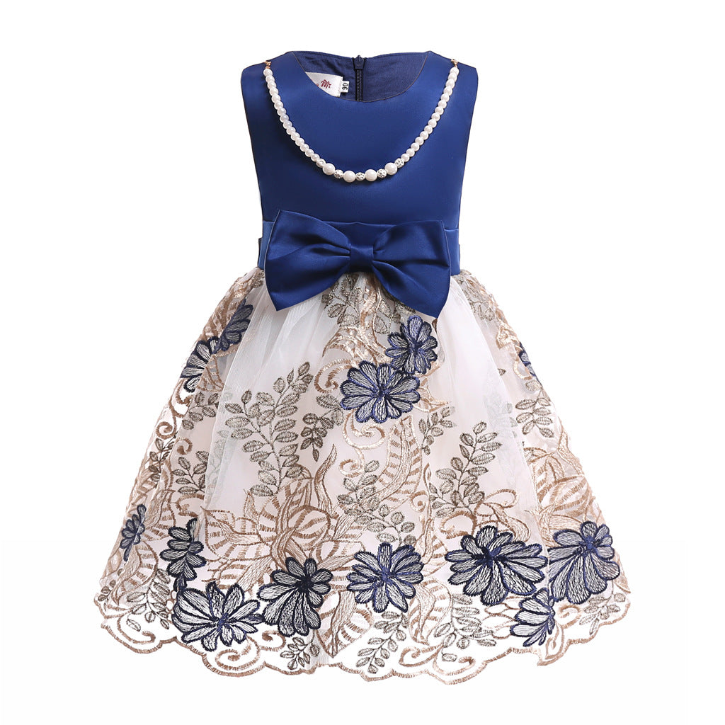 Baby Girl Little Girl Elegant Dress Princess Dress Summer Dress Party Dress Performance Dress2583