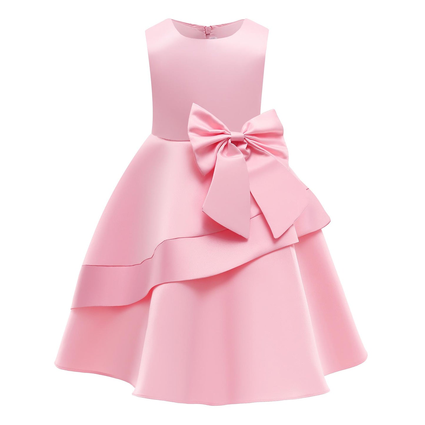 Girls' Performance Costumes Mid-length Children's Girls Dress Princess Dress 2054