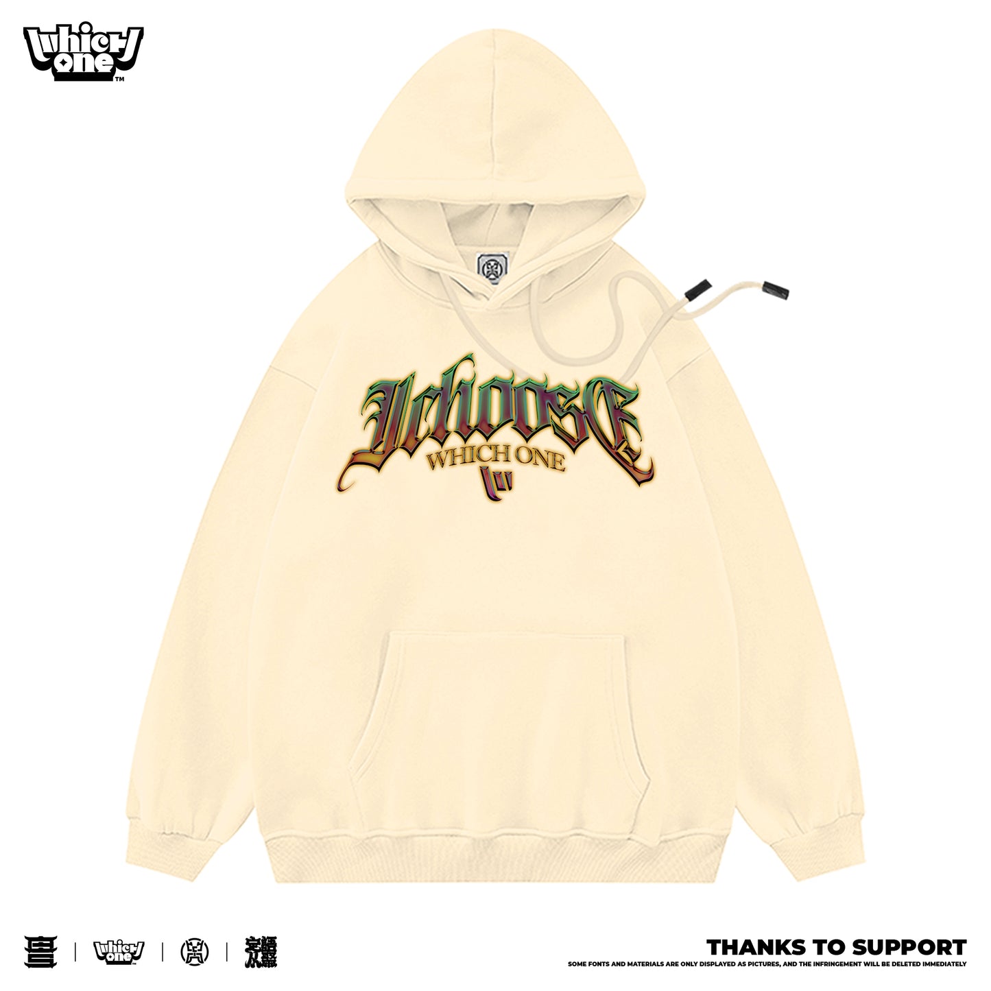 Customized Hoodie Sweater New Cotton, gradient name, Matching Outfits, Men Women, Whatever Design You WantDZ2216