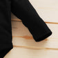 Baby Clothes Baby Romper Text Print Hoodie 2PCS Long Sleeve Trousers Suit Hat Included YMX2008185