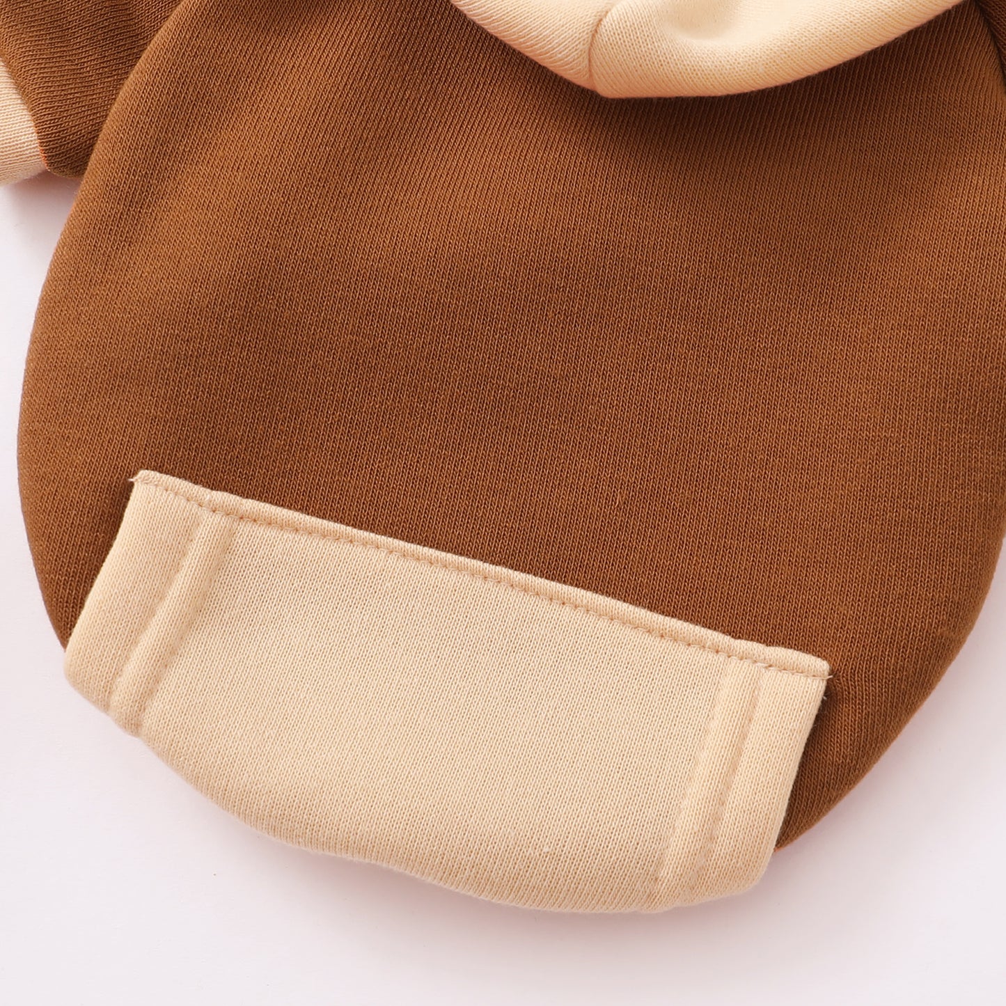 Pet Dog and Cat Clothes Pet Fashion Hoodie with Pockets Brown HA32108006-1