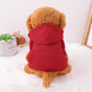 Pet Dog and Cat Clothes Pet Fashion Hoodie with Pockets Red 32108006-3
