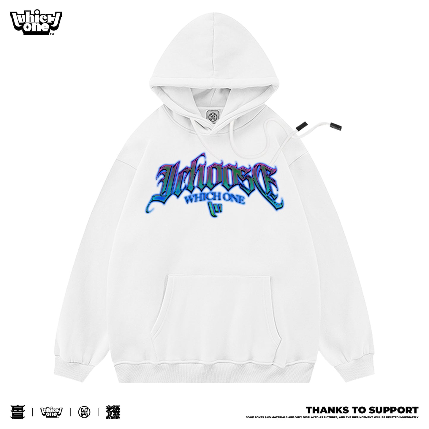 Customized Hoodie Sweater New Cotton, gradient name, Matching Outfits, Men Women, Whatever Design You WantDZ2216