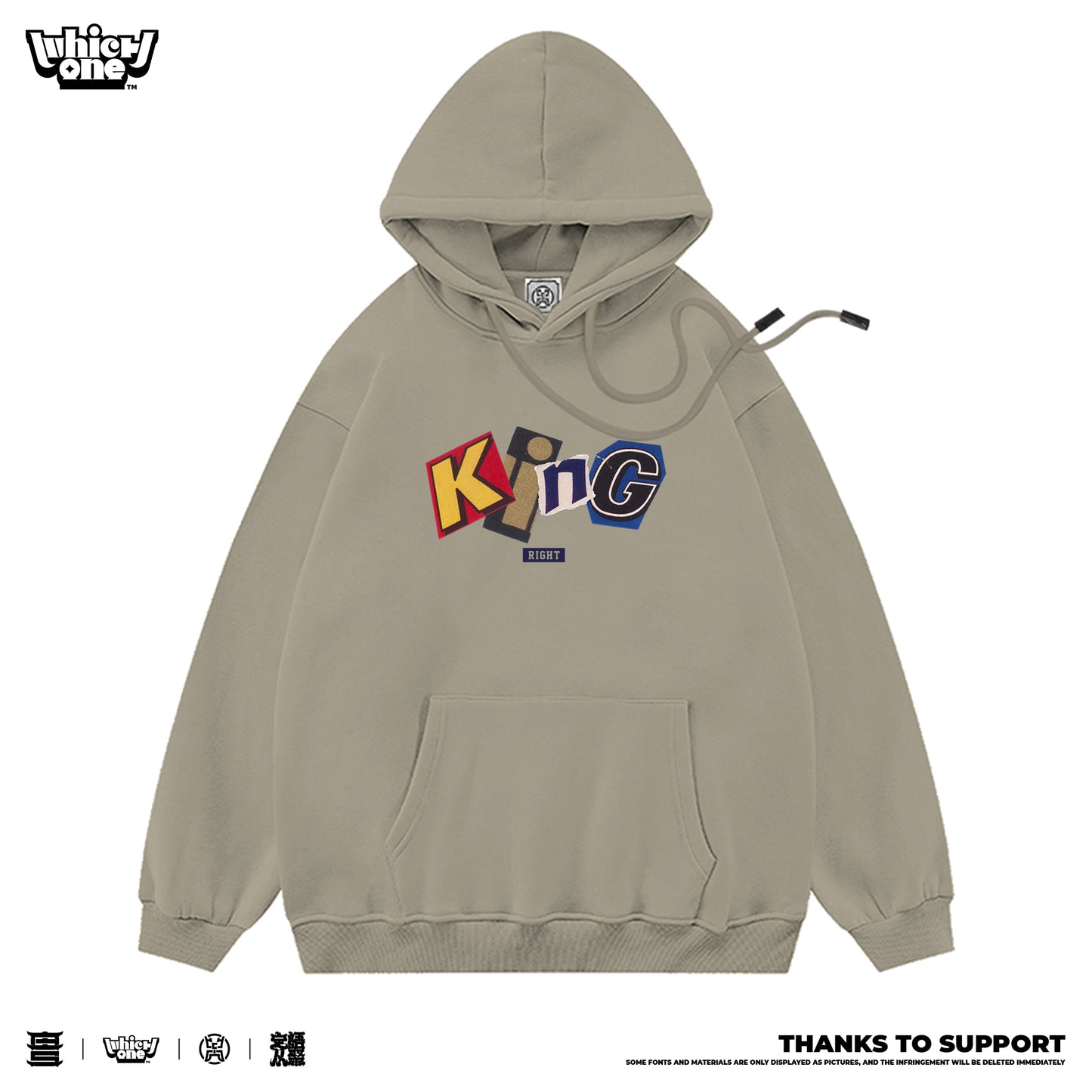 Customized Hoodie Sweater New Cotton, collage letters, Matching Outfits, Men Women, Whatever Design You WantDZ2218
