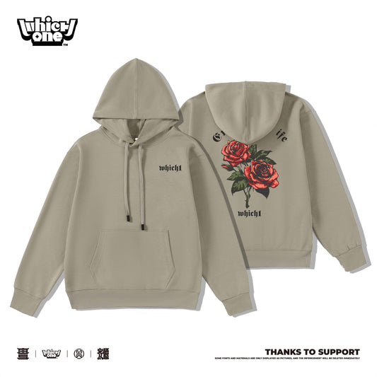 Customized Hoodie Sweater New Cotton, art rose, Matching Outfits, Men Women, Whatever Design You WantDZ2214