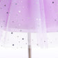 Kids fashion Princess Dress For Girls Rabbit Print Gauze Sleeveless Dress One Piece Party Dress Purple ZT-S850