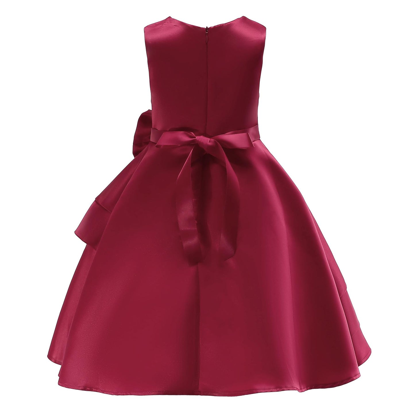 Girls' Performance Costumes Mid-length Children's Girls Dress Princess Dress 2054