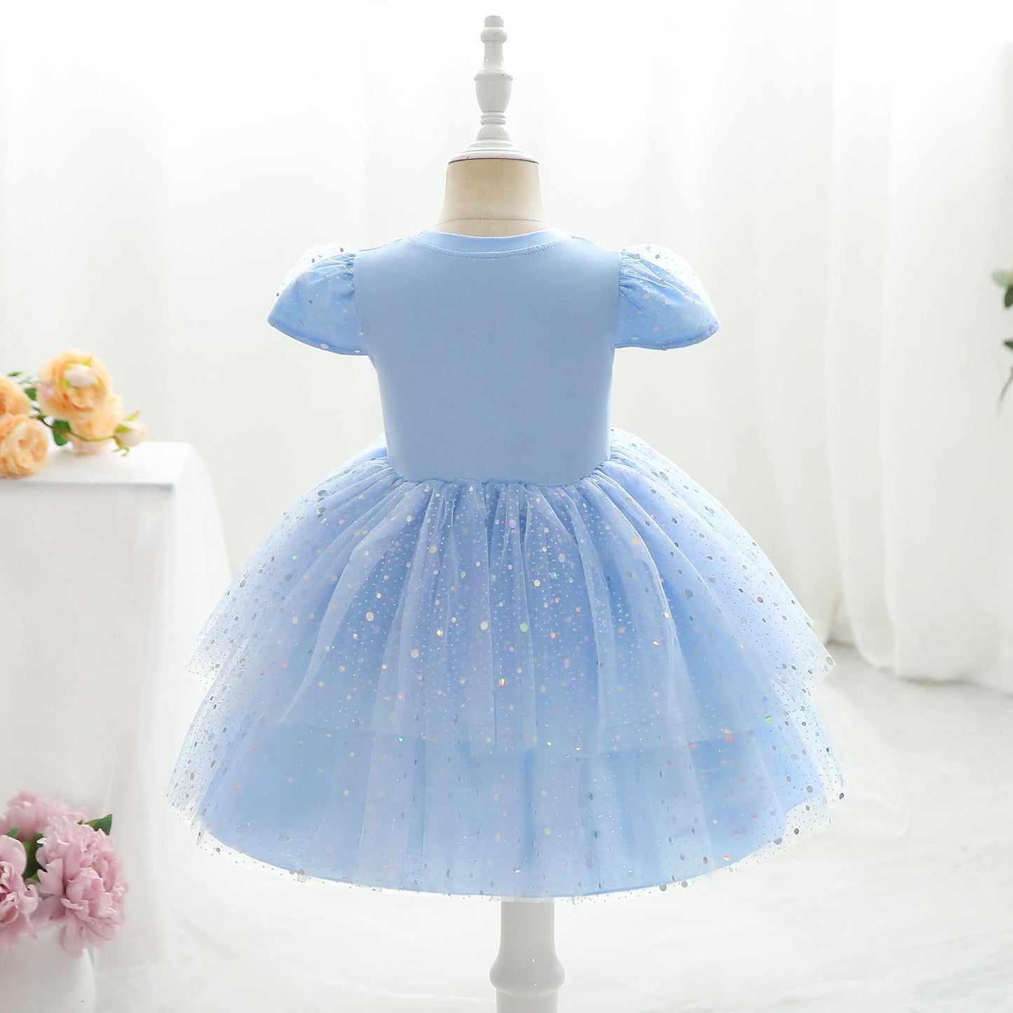 Baby Girl Little Girl Elegant Dress Princess Dress Summer Dress Party Dress Performance Dress S841